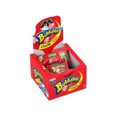 Chiclete Bubbaloo Morango - Display com 60 Unidades de 5g