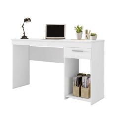 Mesa de Escritório 108cm 1 Gaveta Office NT 2070 Notável Móveis Branco New