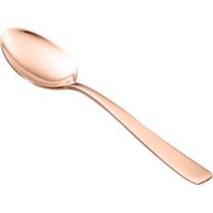 CJ 12 COLHERES DE AÇO INOX P/CAFÉ PVD ROSÉ GOLD PISA