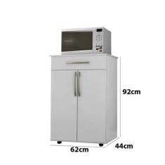 Balcão de Cozinha com Porta Microondas em MDP Juliana 