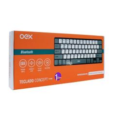 Teclado Bluetooth Concept Multimídia Padrão Abnt2 - Tc506 Oex