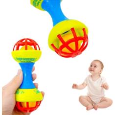 Brinquedos Bebes Chocalho Baby Macio Divertido Bola Mordedor