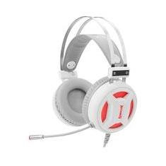 Headset Gamer Redragon Minos Lunar White, USB, Driver 50mm, Plug And Play, Branco - H210W