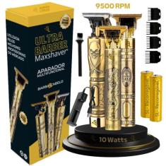 Maquina Cabelo Barba Titânium 10 watts - 9500 RPM Profissional Origina