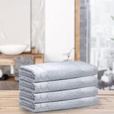 Kit 4 Toalhas de Banho Gigante 0.75 x 1.45 mts 100% Algodão - Casa Lin