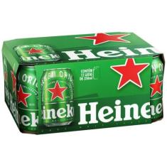 Cerveja Heineken Premium Puro Malte Pilsen Lager - 12 Unidades Lata 35
