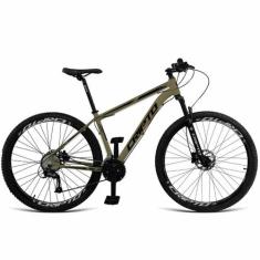 Bicicleta Aro 29 Cripto 24v Acera Freio Hidraulico Trava/k7, 21", Verd