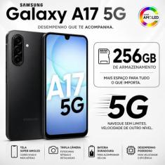 Celular Samsung Galaxy A17 5G 256gb 8gb Ram NFC Dual SIM 6.7 Câmera 50