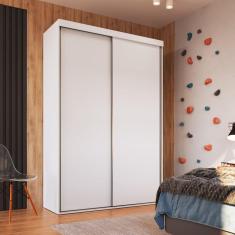 Guarda Roupa Solteiro com 2 Portas de Correr Rc2204 Branco