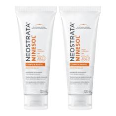 Kit 2 Protetores Solar Neostrata Minesol Corpo e Rosto Fps 30 120ml