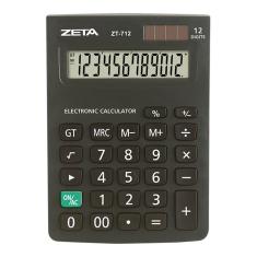 Calculadora De Mesa Zeta Zt712 12 Digitos Preto
