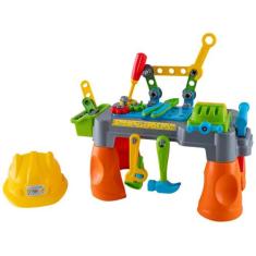 Bancada de Ferramentas Infantil Com Capacete - Maral