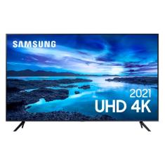 Smart TV UN60AU7700GXZD Crystal 60 Polegadas UHD 4K Samsung - Preto