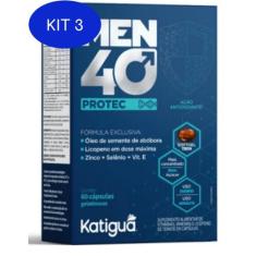 Kit 3 Men40 Protec 60 Cápsulas Katiguá - Katigua