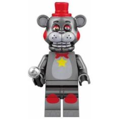 Boneco Blocos De Montar Freddy Five Nights At Freddy