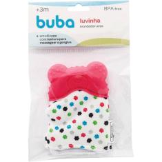 Luvinha mordedor urso - rosa buba