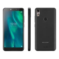 Smartphone Multi F P9130 32GB Preto 3G - Quad-Core 1GB 5,5 Câm. 5MP Du