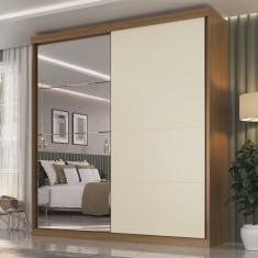 Guarda-roupa Casal 2 Portas com Espelho Star