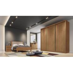 Guarda Roupa Casal 3 Portas 6 Gavetas - Londres-Cumaru - Móveis Novo H