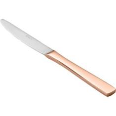 CJ 12 FACAS DE AÇO INOX P/SOBREMESA PVD ROSÉ GOLD PISA