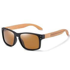 Oculos de Sol Masculino Artesanal EZREAL Gradiente com Proteção uv400 Polarizados 5527 (C3)