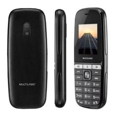 Celular Simples Barato Mp3 Dual Chip Multilaser Up Play Preto