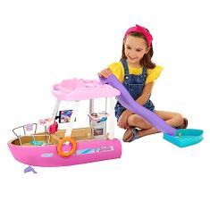 Barbie Conjunto de Brinquedo Barco Dos Sonhos para crianças a partir de 3 anos