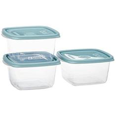 Pote Plastico Conj. 3 Potes Facil 800Ml (S) - SANREMO