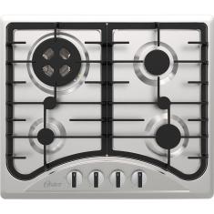 Cooktop A Gás Inox 4 Bocas Oster Semiprofissional Bivolt