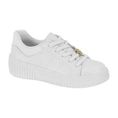 Tênis Beira Rio 4316.102 Cadarço Moda Sola Alta Flatform Feminino-Feminino