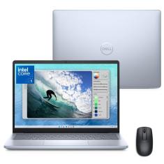 Notebook Dell Inspiron I14-I120U-M10M 14&quot; FHD+ Intel® Core™ 5 120U 8GB 512GB SSD Windows 11 Prata Gelo + Mouse WM118