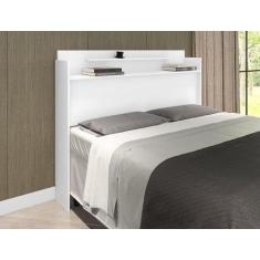 Cabeceira box Casal Thayna Branco - Framar Móveis