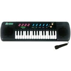 Teclado Infantil Piano Brinquedo Musical Com Karaoke E Microfone Para 