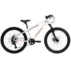 Bicicleta Infantil Aro 24 Athor Brave Series Aluminio Shimano 7vel.-Unissex