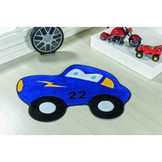 Tapete Formato Big Premium Carrinho 22 Guga Tapetes Azul Royal