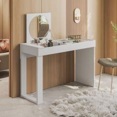 Escrivaninha Penteadeira Tampo Basculante Replay Branco Fosco Mobler