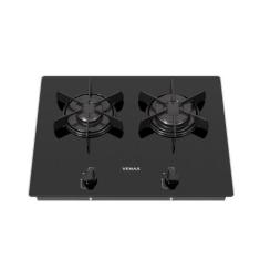 Cooktop a Gas Linear 2 Bocas Venax Arena Preto, Bivolt