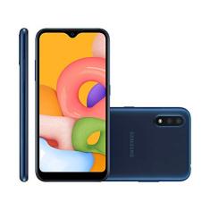 Smartphone Samsung Galaxy A01 32GB Tela 5.7" Camera 13MP Azul