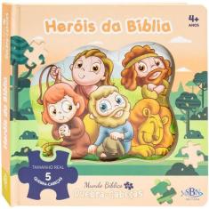 Livro - Mundo Bíblico em quebra-cabeças: Heróis da Bíblia