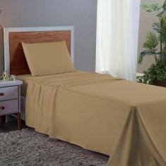 Jogo de Cama Box Solteiro 400 Fios 03 Peças Micro Percal LINHA PREMIUM