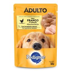 Ração Úmida para Cachorro Pedigree Adulto Raças Pequenas Sabor Frango ao Molho em Sachê 100g