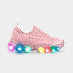 Tênis Infantil de Luz Bibi Roller Celebration 2.0 Rosa-Feminino