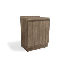 Módulo Cozinha Kappesberg Maxxi G744 2 Portas C/ Tampo Nogal