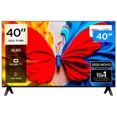 Smart TV 40" TCL Full HD QLED 40S5K Google TV 2 HDMI