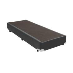 Base Box Solteiro Sintético Marrom - 39x78x188 - LORD COLCHÕES