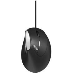 Mouse Rapoo EV200 Silent - Black (com Fio)
