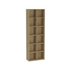 Estante de Livros 74CMX221CM 12 Nichos Caracol Marrom/Castanho - Polit