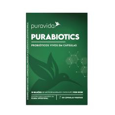 Purabiotics- Probióticos Vivos em Cáps.- Pura Vida-30caps 