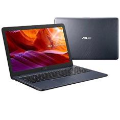 ASUS Notebook VivoBook, Intel Core i3 7020U, 4GB, 256GB SSD, Tela de 15,6", Windows 10, Cinza Escuro - X543UA-GQ3430T
