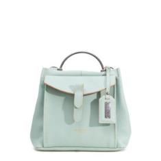 BOLSA FEMININA EM COURO ALÇA DE MÃO COLORIDA "ÂNGELA AISSUM"-Feminino